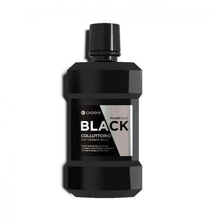 BLK04 - BLACK Aktivkohle-Mundspülung – 250ml - Mundspülung